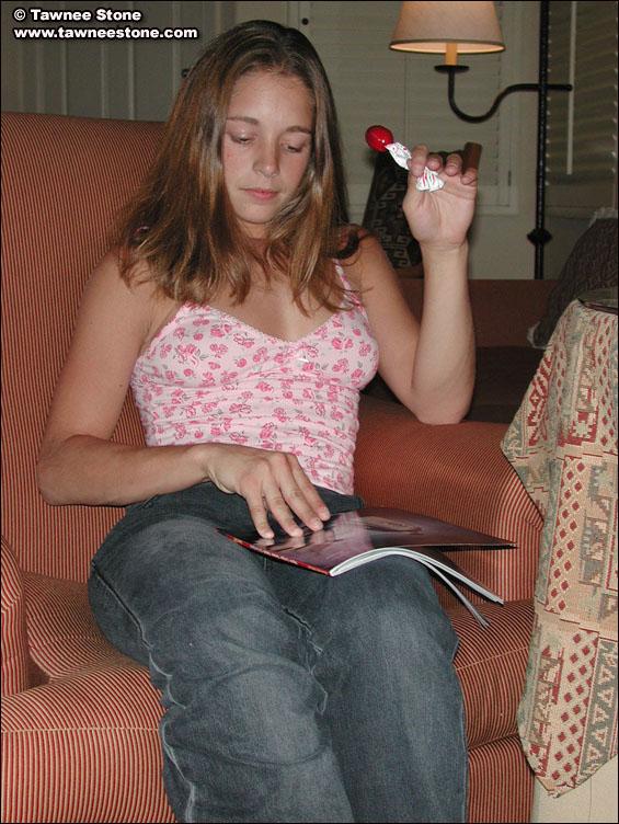 Pics of Tawnee getting kinky with a lollipop #60060886