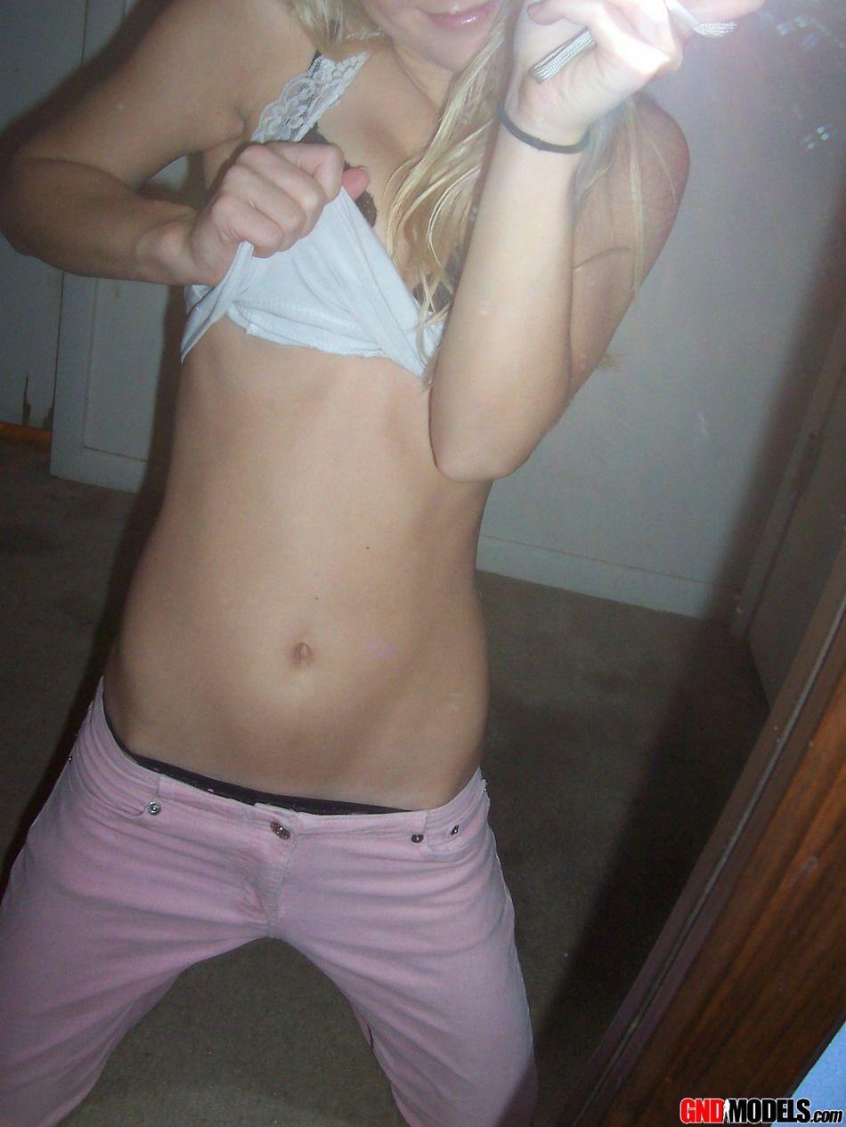 Pictures of a super-hot blonde girl teasing with her hot body #60503748