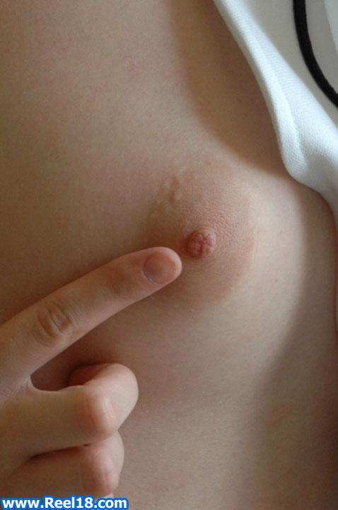 Pictures of brunette teen exposing her perky tits #60779362
