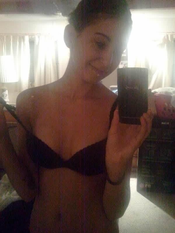 Brunette GF posing in the nude while selfshooting at home #60809663