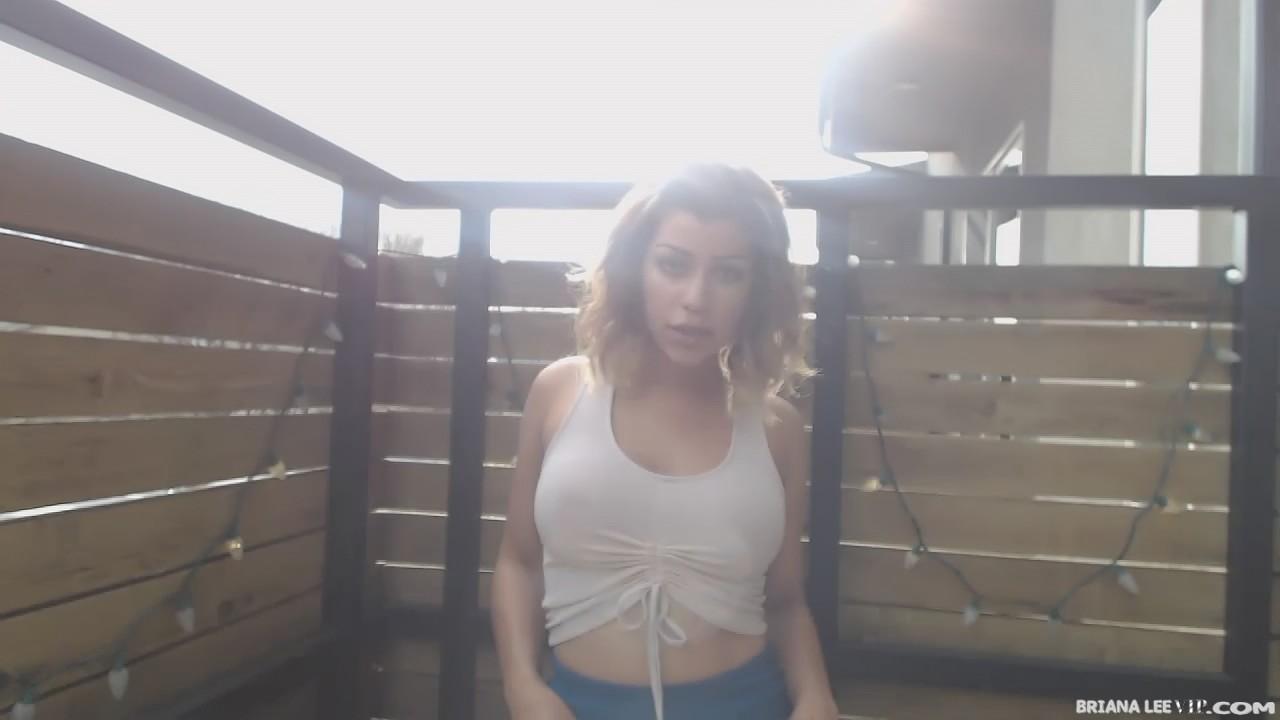 Briana Lee takes selfies while masturbating outside #53514449