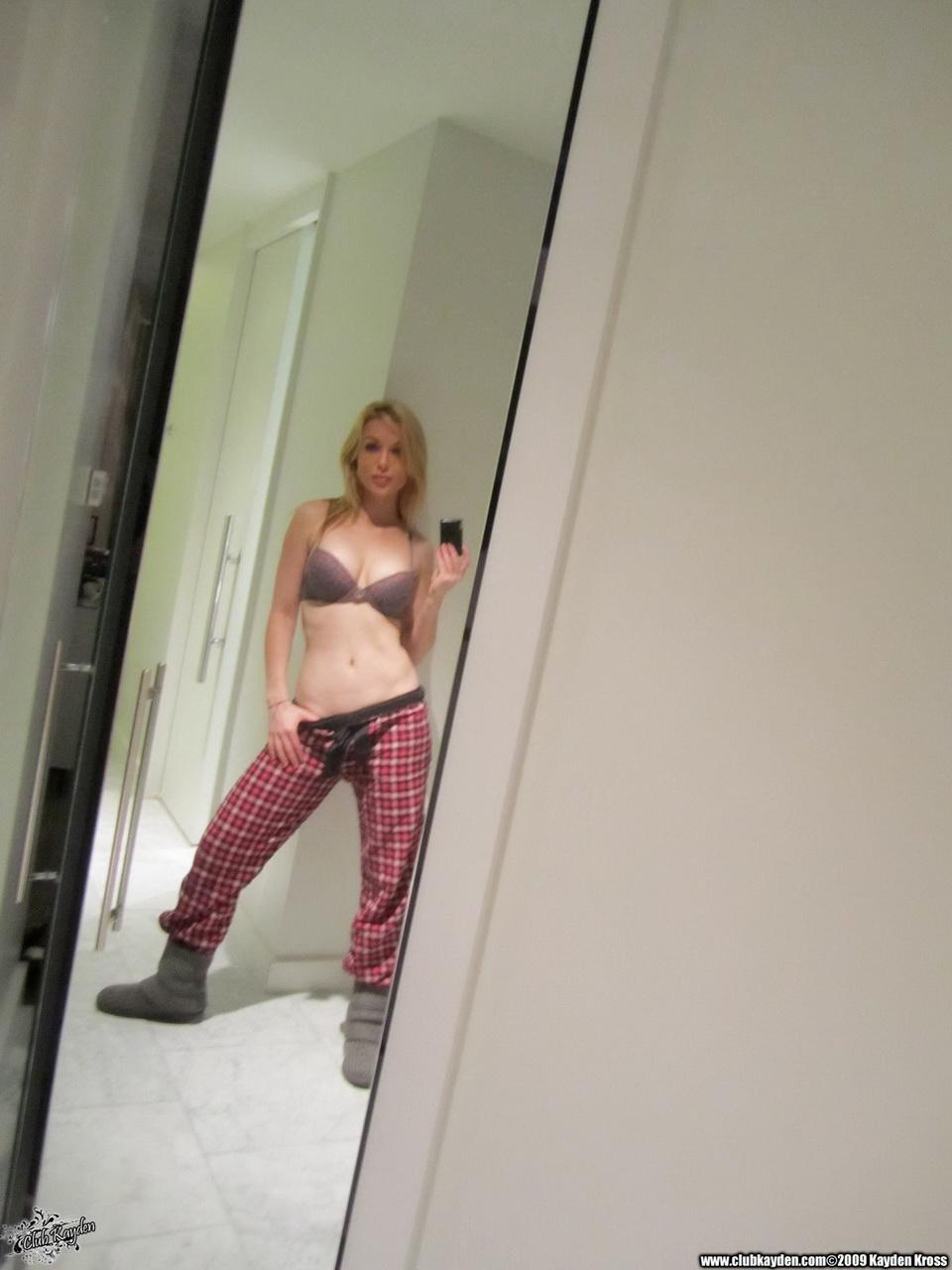 Pictures of Kayden Kross taking naughty pictures of herself in the mirror #58168682