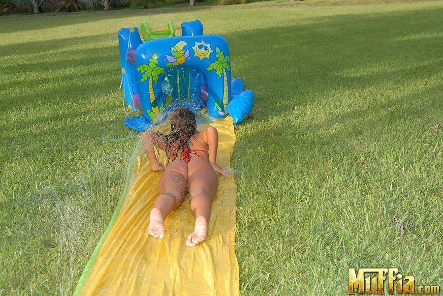 Pictures of Molly slipping, sliding and eating pussy #59601685