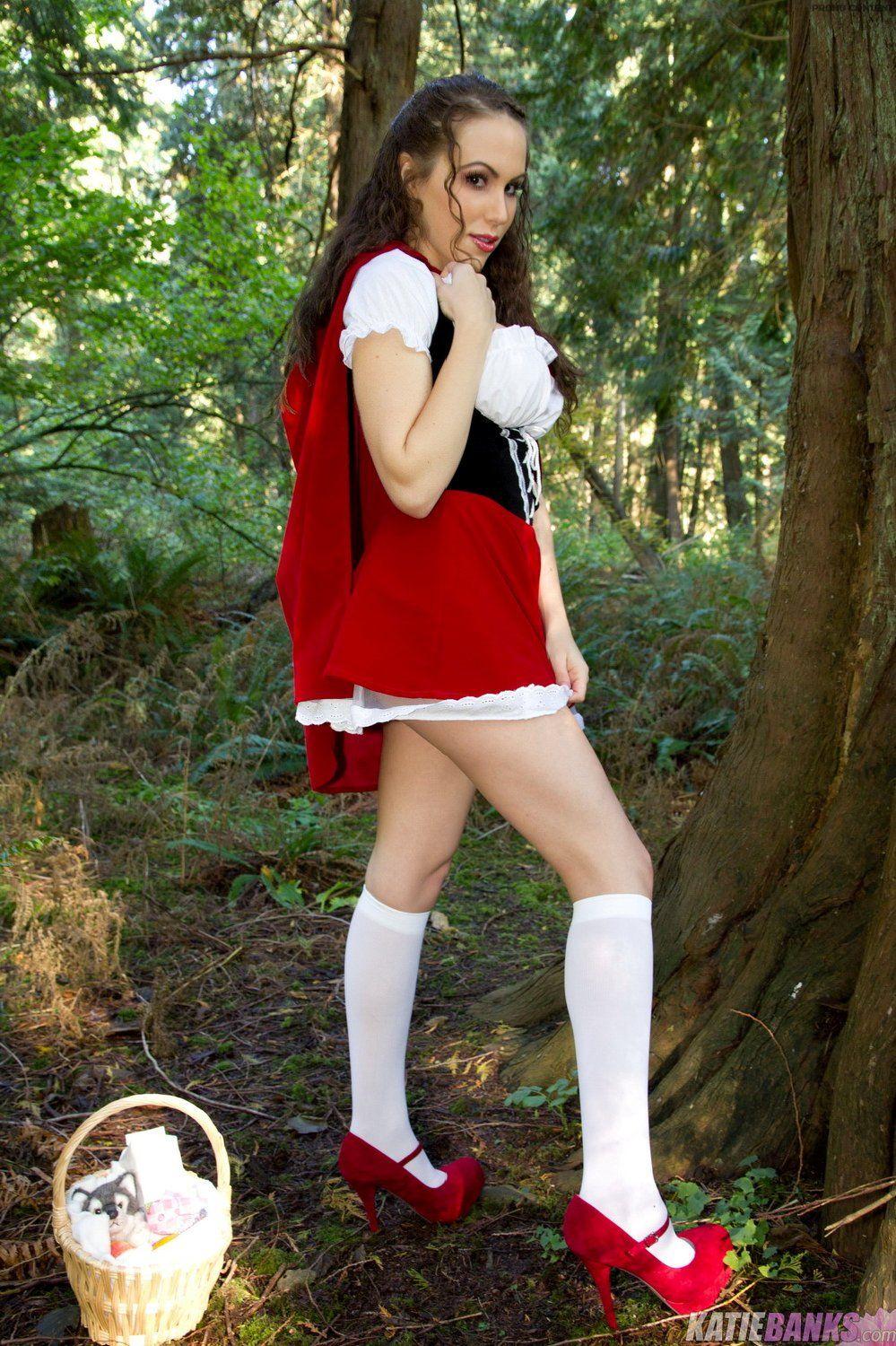 Pictures of Katie Banks dressed as Little Red Riding Hood #58101028