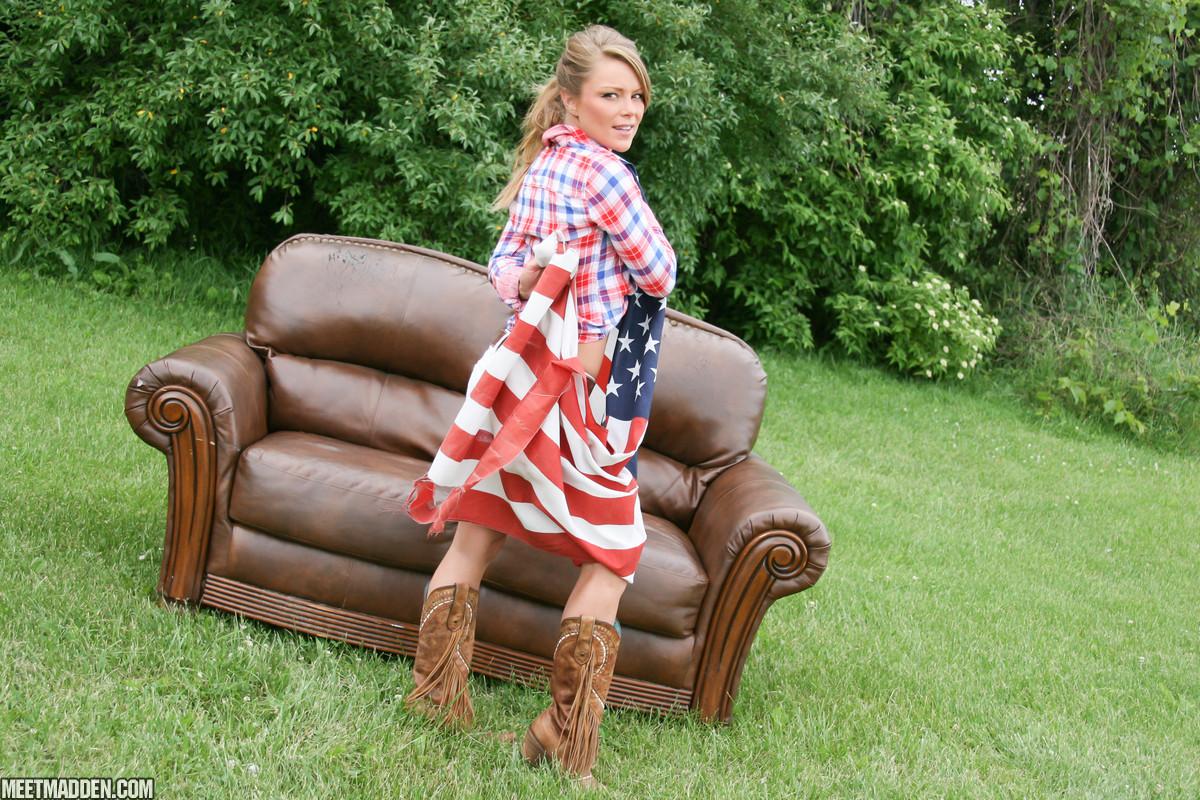 Country girl Madden wishes you a happy independence day #59446790