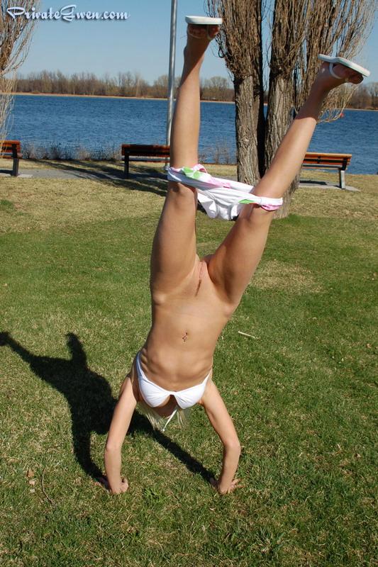 Pictures of Private Gwen flashing in a bikini #59841384