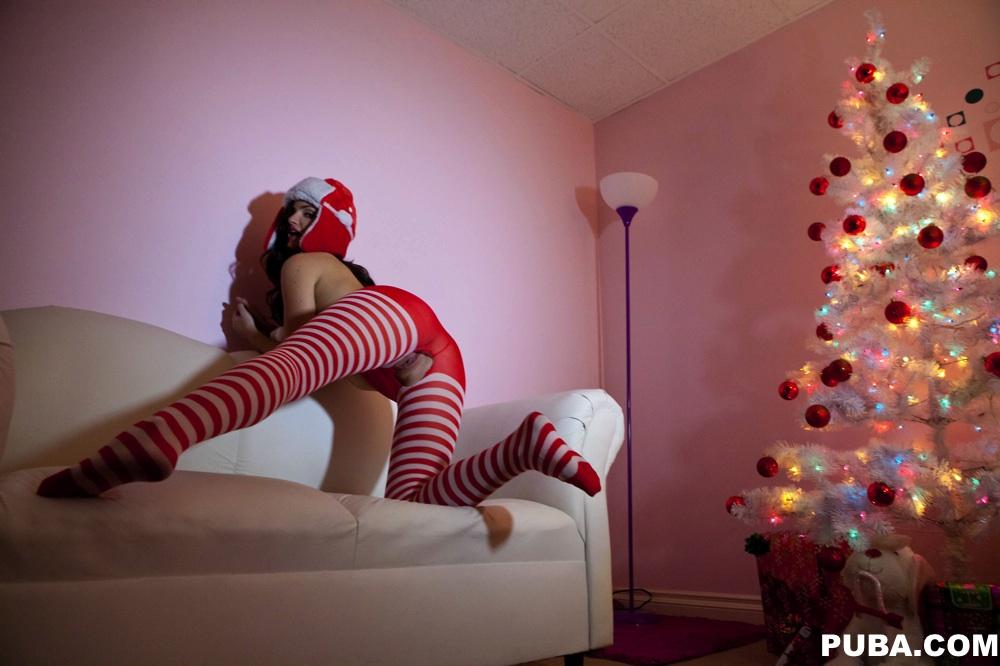 Squirting Christmas moments with sexy Lily #58956996