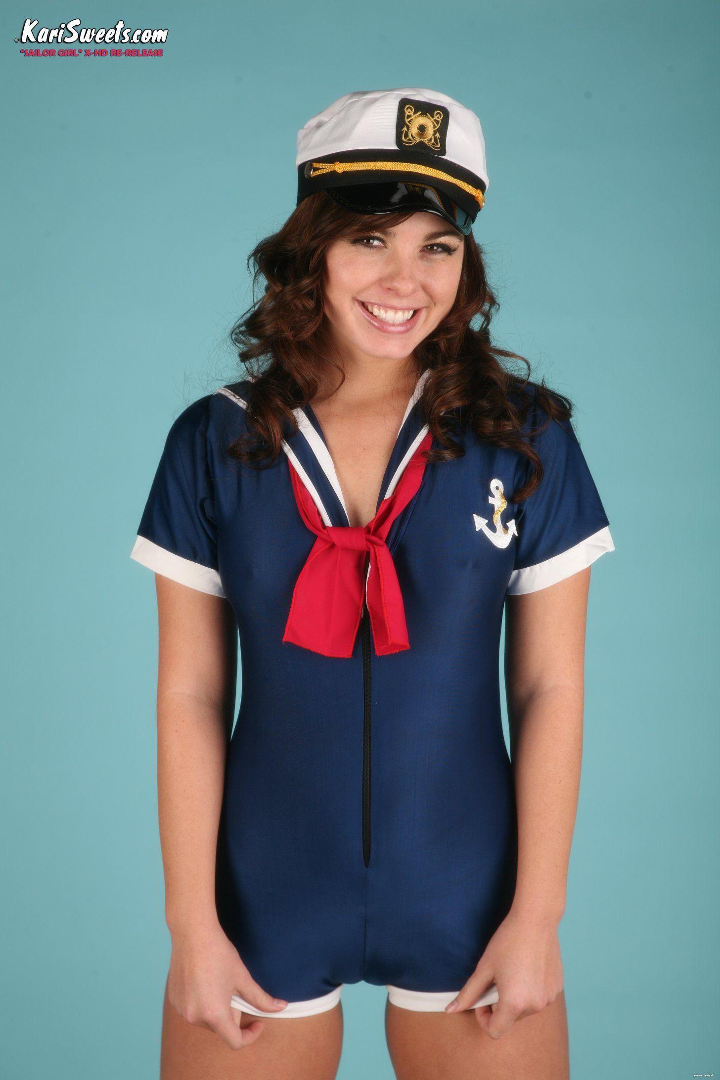 Kari Sweets gives you a hot tease in her sailor outfit #58020499