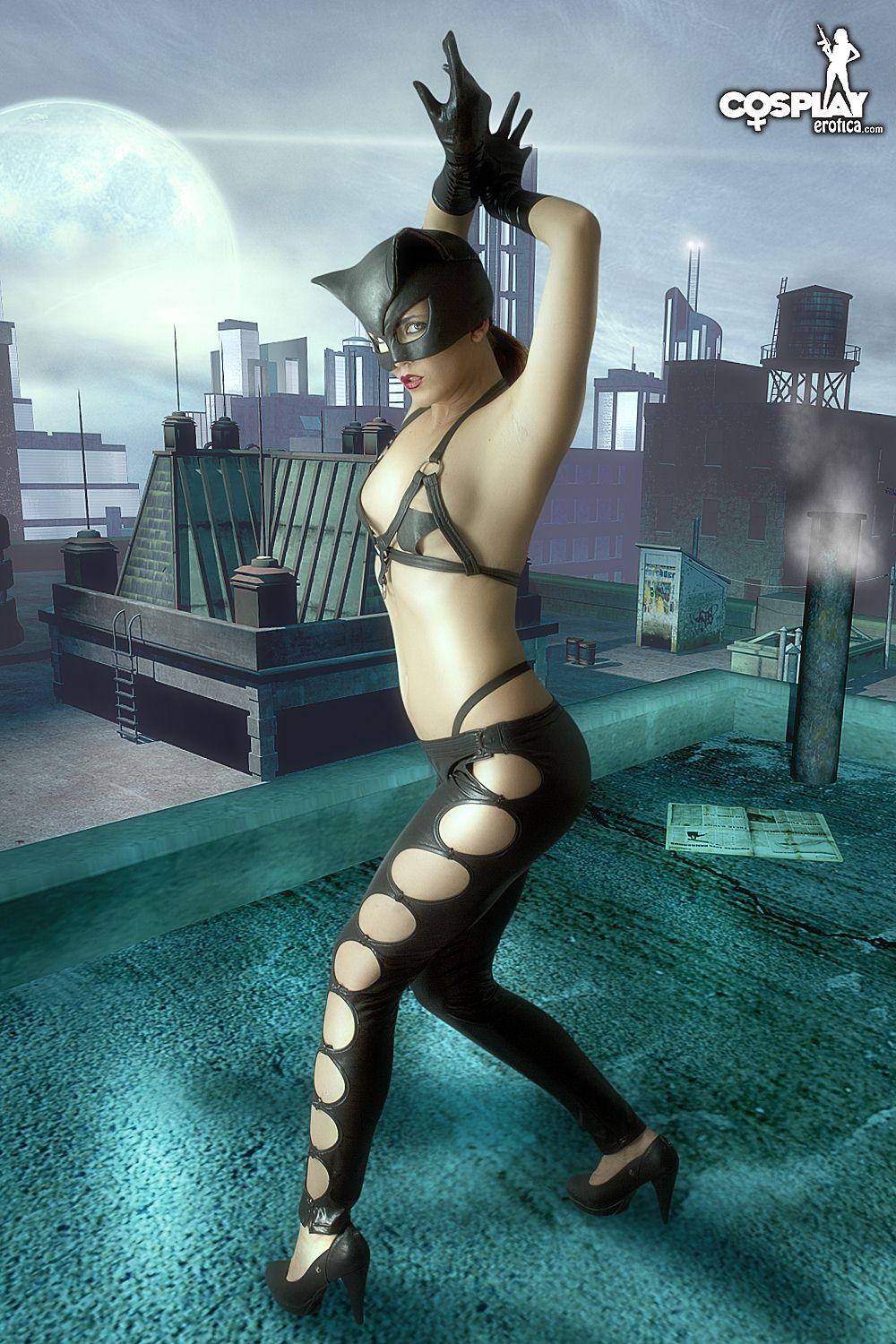 La cosplayer gogo vestida de catwoman
 #54560560