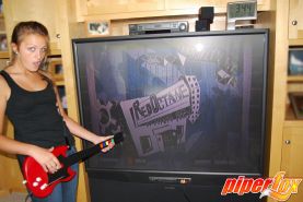 Naked guitar hero