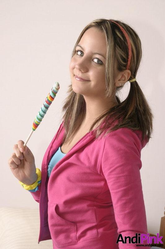 Andi teases with a loli pop #53157822