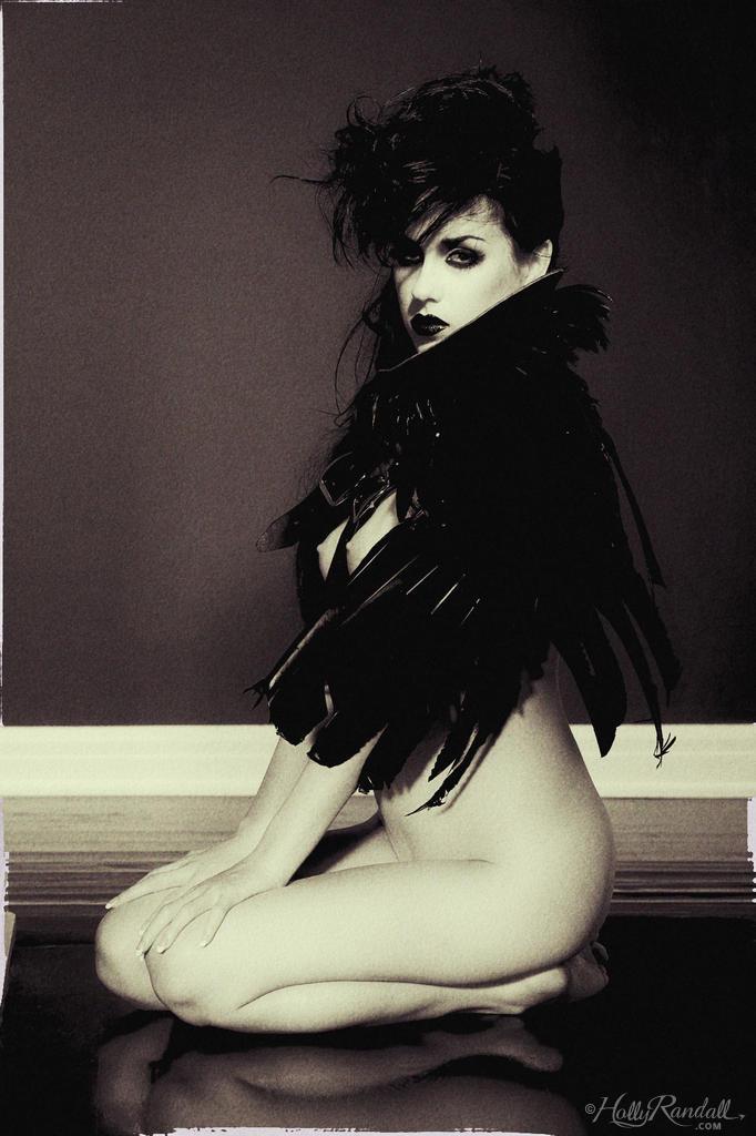 Hot goth pinup model Heather Joy displays her sexy body #54739964