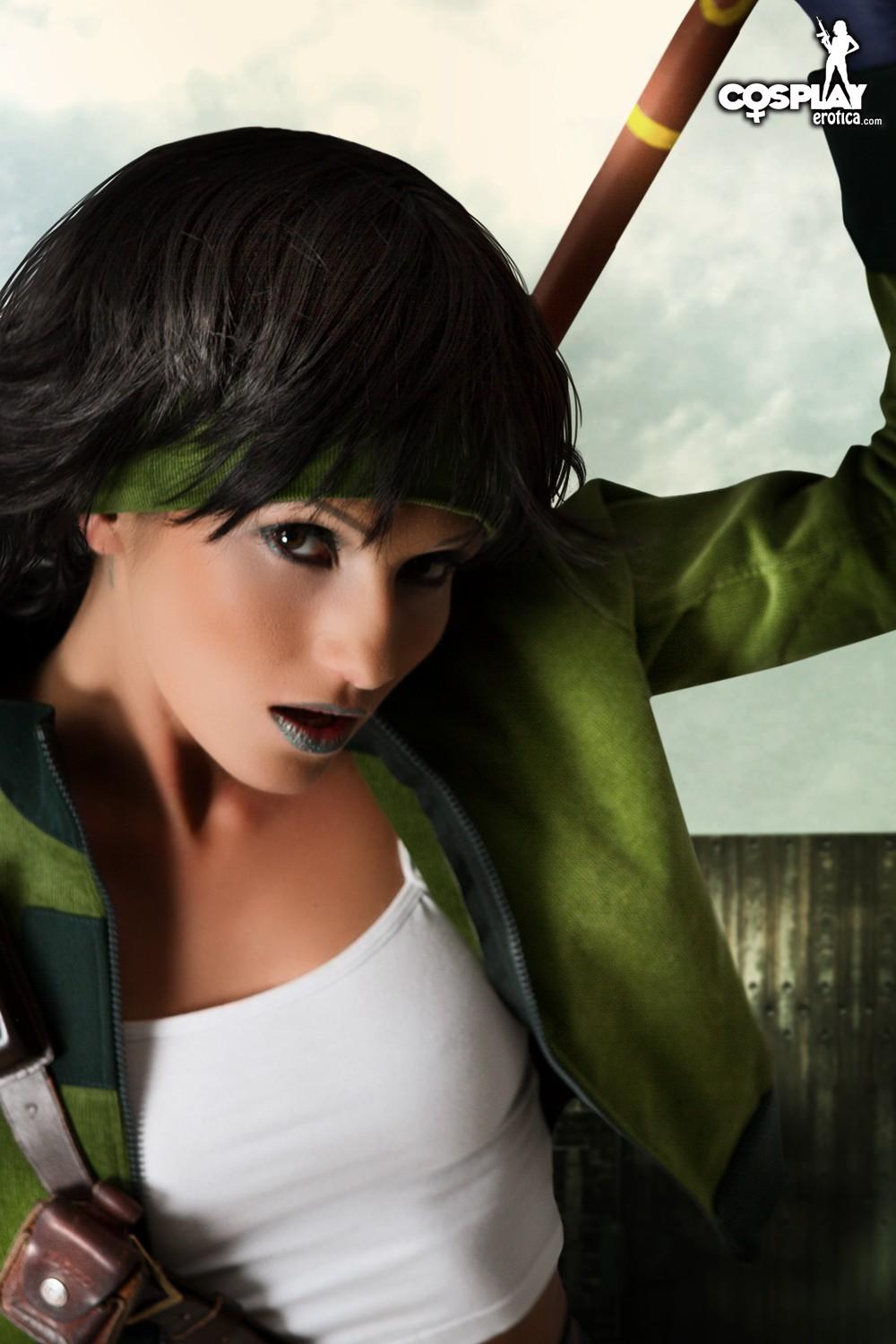 La chica de cosplay zorah se viste de jade de más allá del bien y del mal
 #60210670