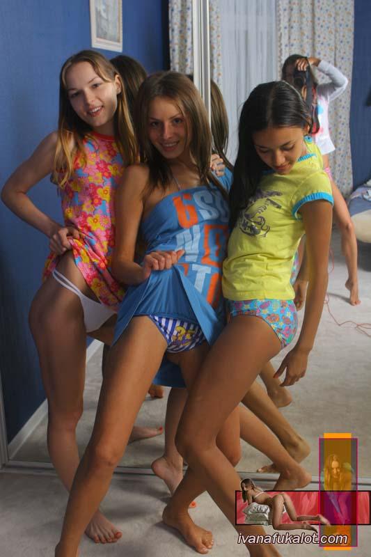 Three young lesbian hotties posing #54974984