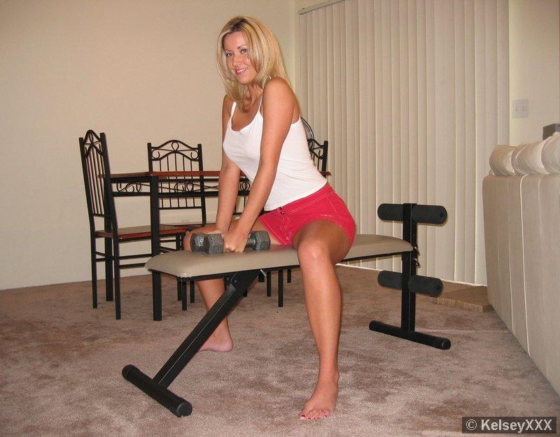 Pictures of Kelsey XXX working out #58718415