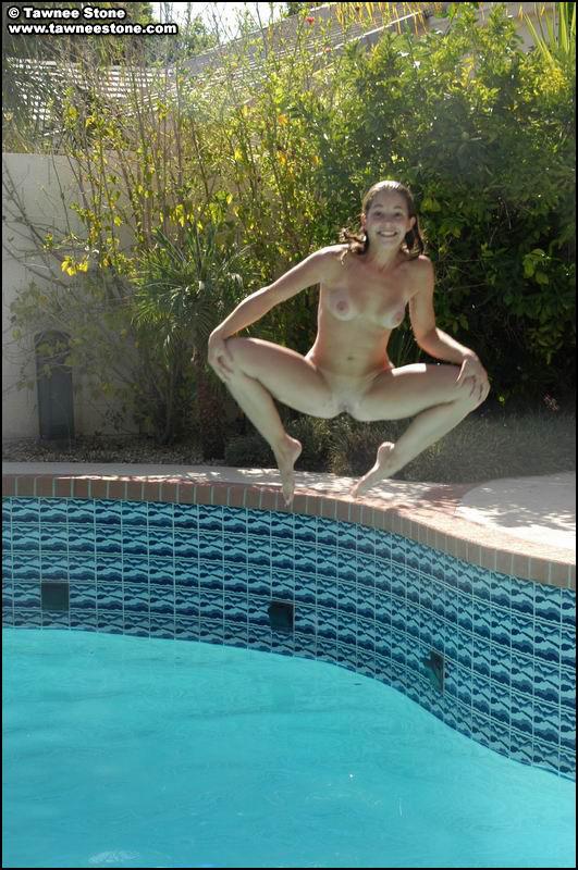 Tawnee Stone slips out of her cherry bikini and goes skinny dipping #60064185
