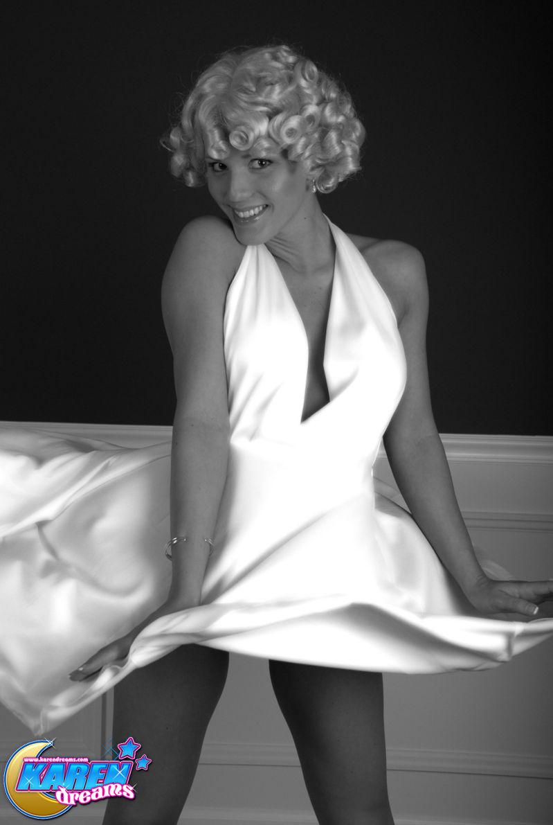 Pictures of Karen Dreams dressed up as Marilyn Monroe #58012851