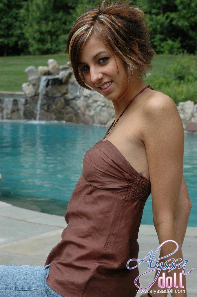 Alyssa Doll gets ready to go skinny dipping #53053535