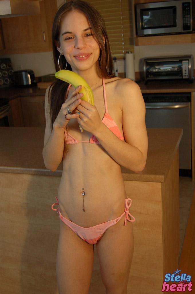Pictures of Stella Heart getting kinky in the kitchen #60010496