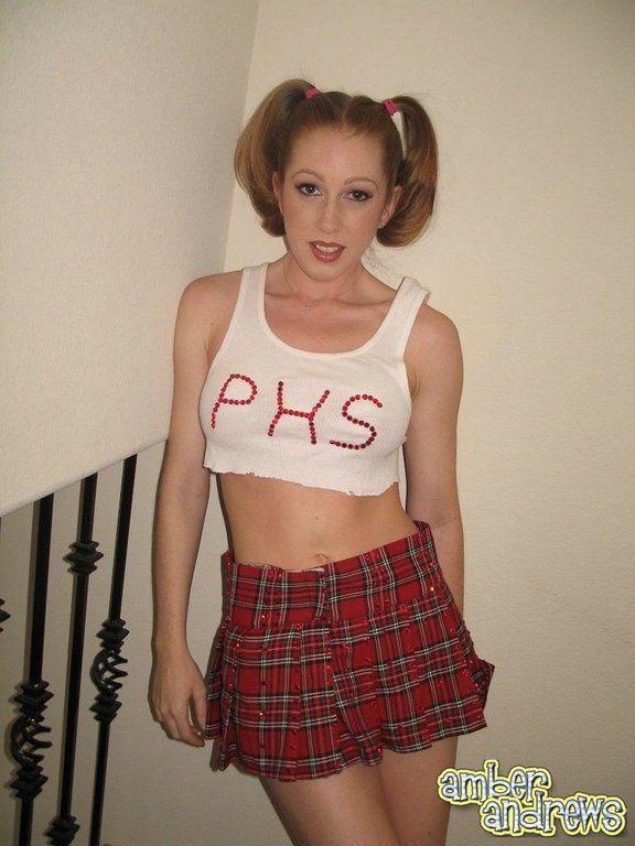 Pictures of teen amateur Amber Andrews being a bad schoolgirl #53083842