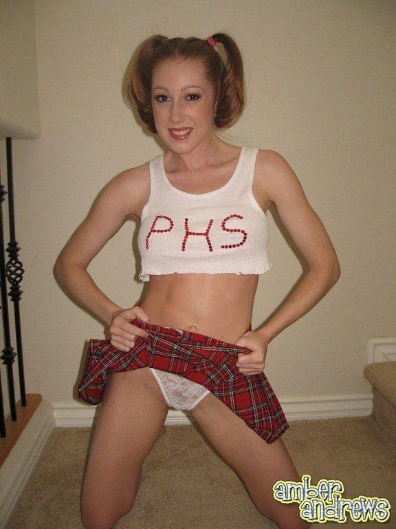 Pictures of teen amateur Amber Andrews being a bad schoolgirl #53083947
