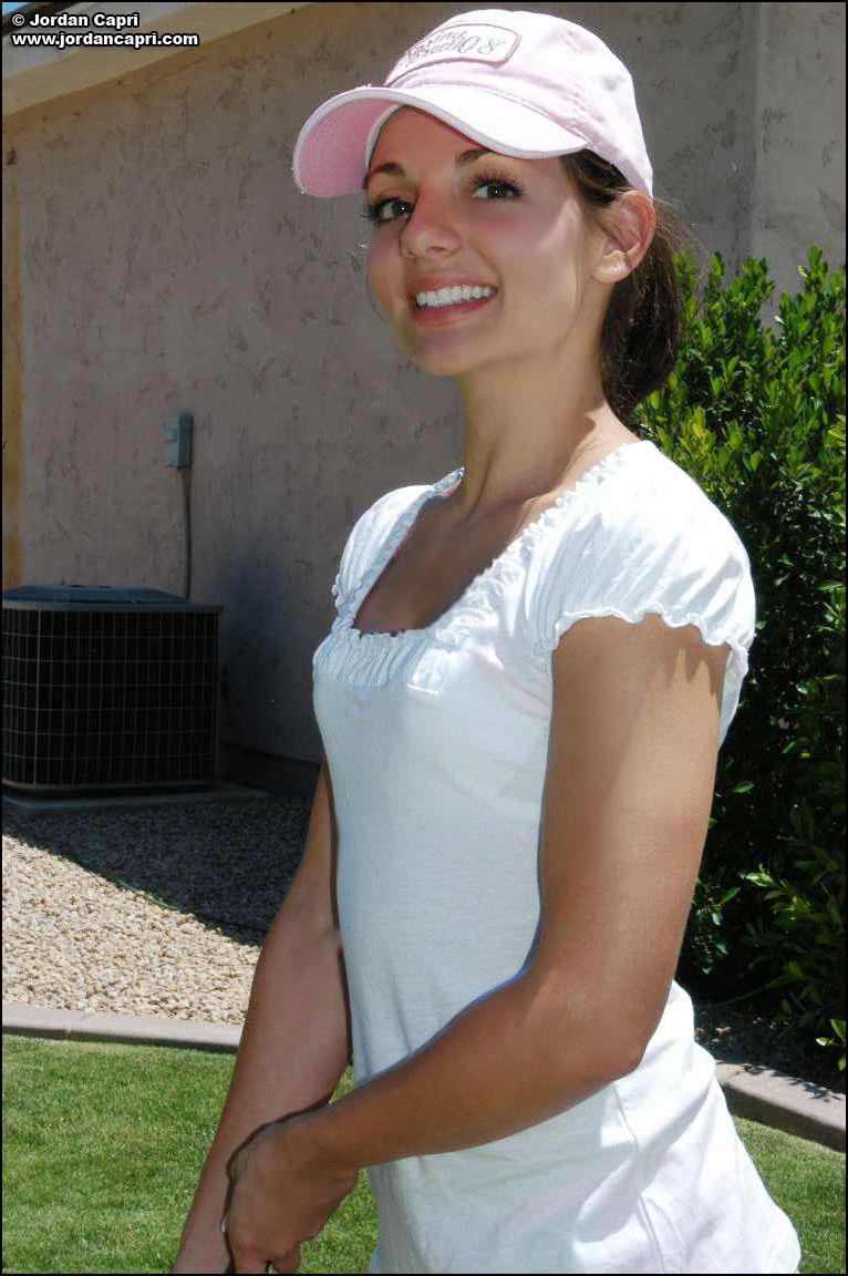 Pictures of teen Jordan Capri playing a sexy game of golf #55599579