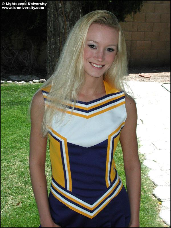 Pictures of a hot cheerleader doing her moves #54075888