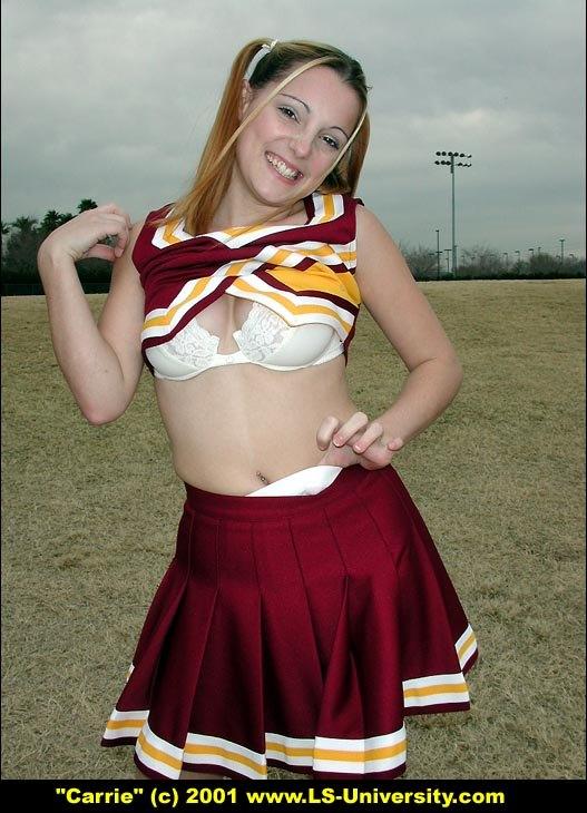Pictures of a teen cheerleader flashing outside #60577517