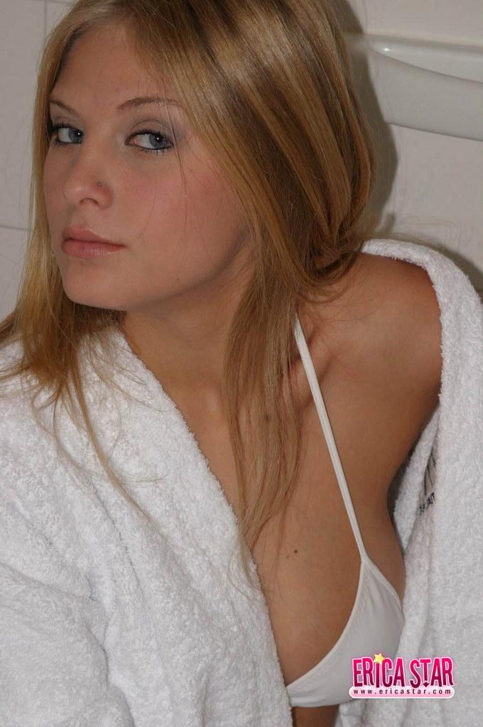 Pictures of teen star Erica Star teasing in a bath robe #54276341