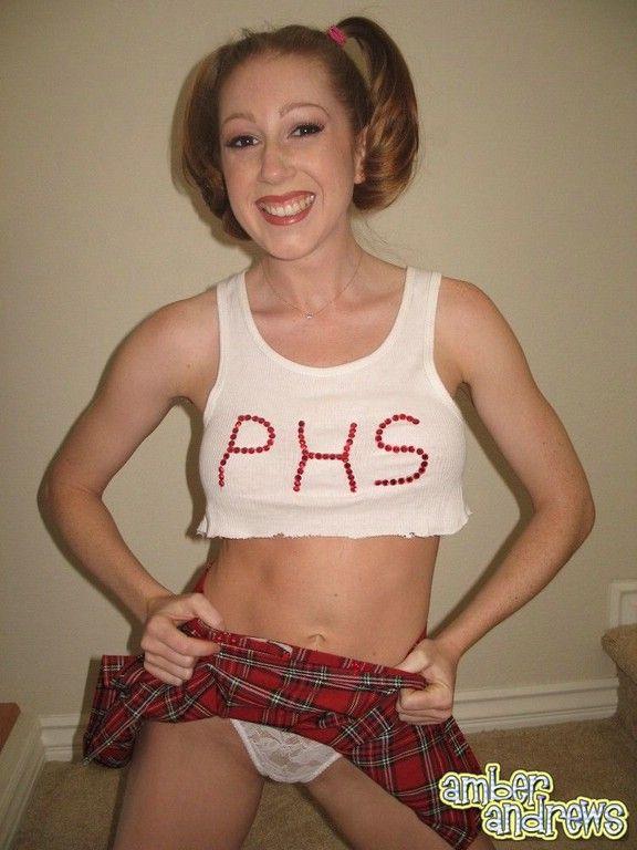 Pictures of teen Amber Andrews being a naughty schoolgirl #53083420