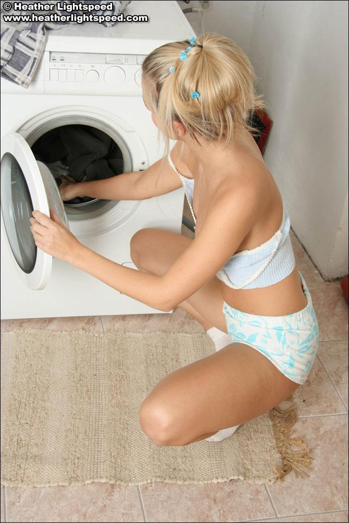 Pictures of Heather Lightspeed all naked on laundry day #55119607