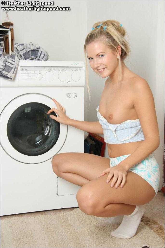 Pictures of Heather Lightspeed all naked on laundry day #55119637