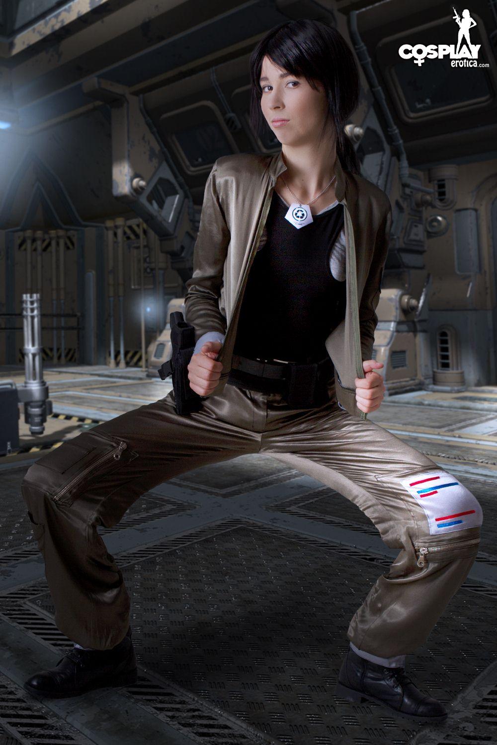Pictures of hot cosplayer Stacy dressed for duty on Battlestar Galactica #60298249