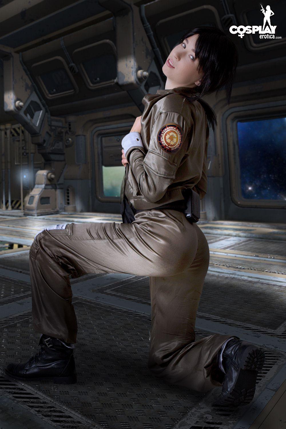 Pictures of hot cosplayer Stacy dressed for duty on Battlestar Galactica #60298258