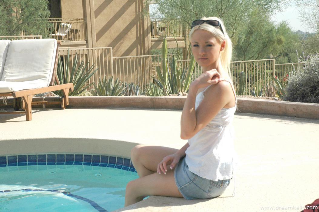 Pictures of Dream Kelly hanging out by the pool #54108015