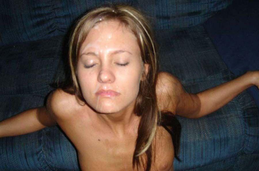 Pictures of an amateur girlfriend drenched in her bf's jizz #60520065