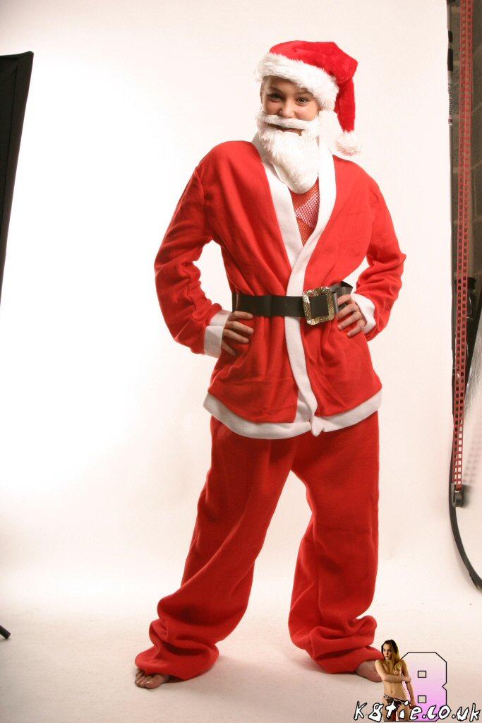 K8tie vestito come Babbo Natale
 #61857089