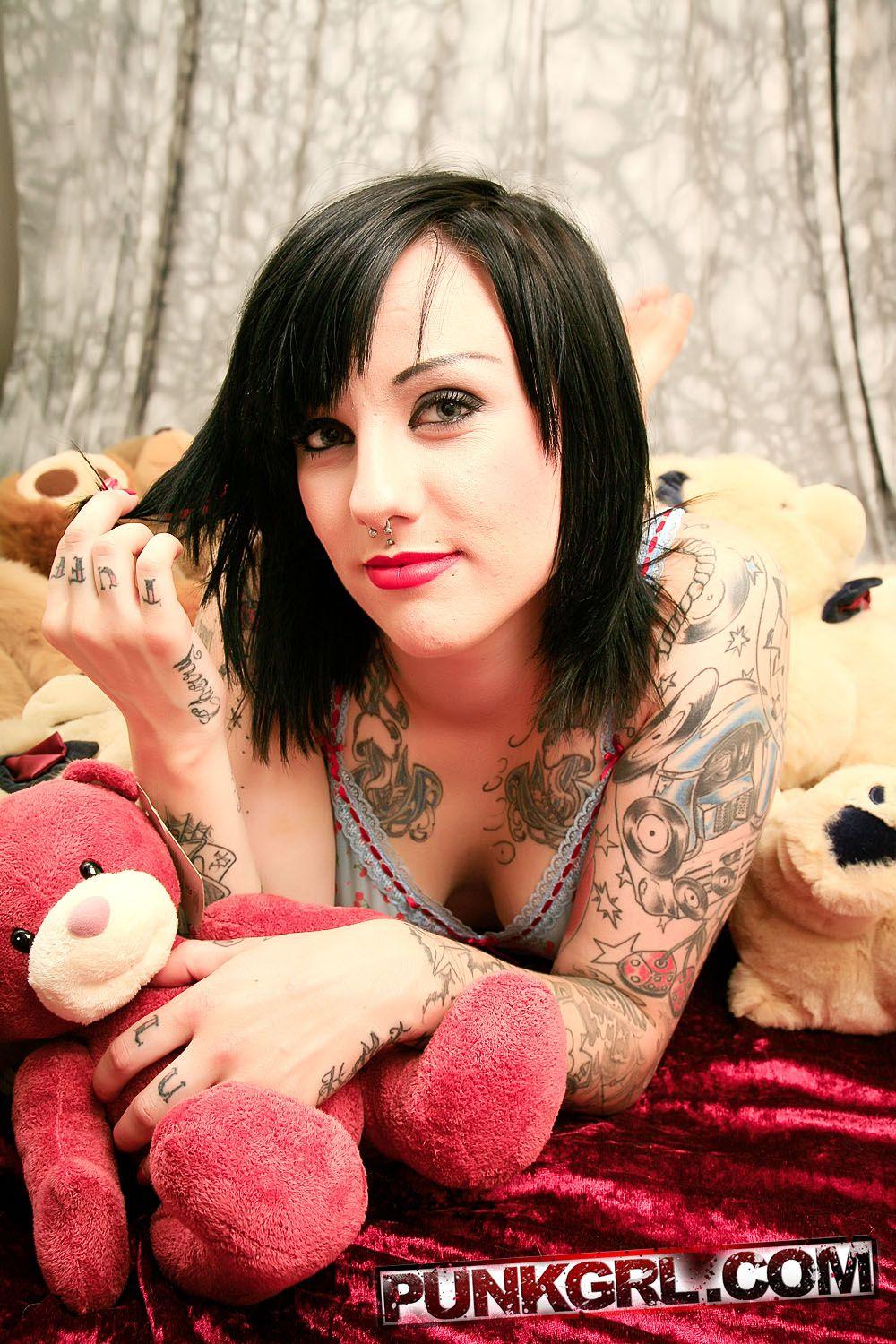 Pictures of teen punk Cherry teasing with her teddys #60764162