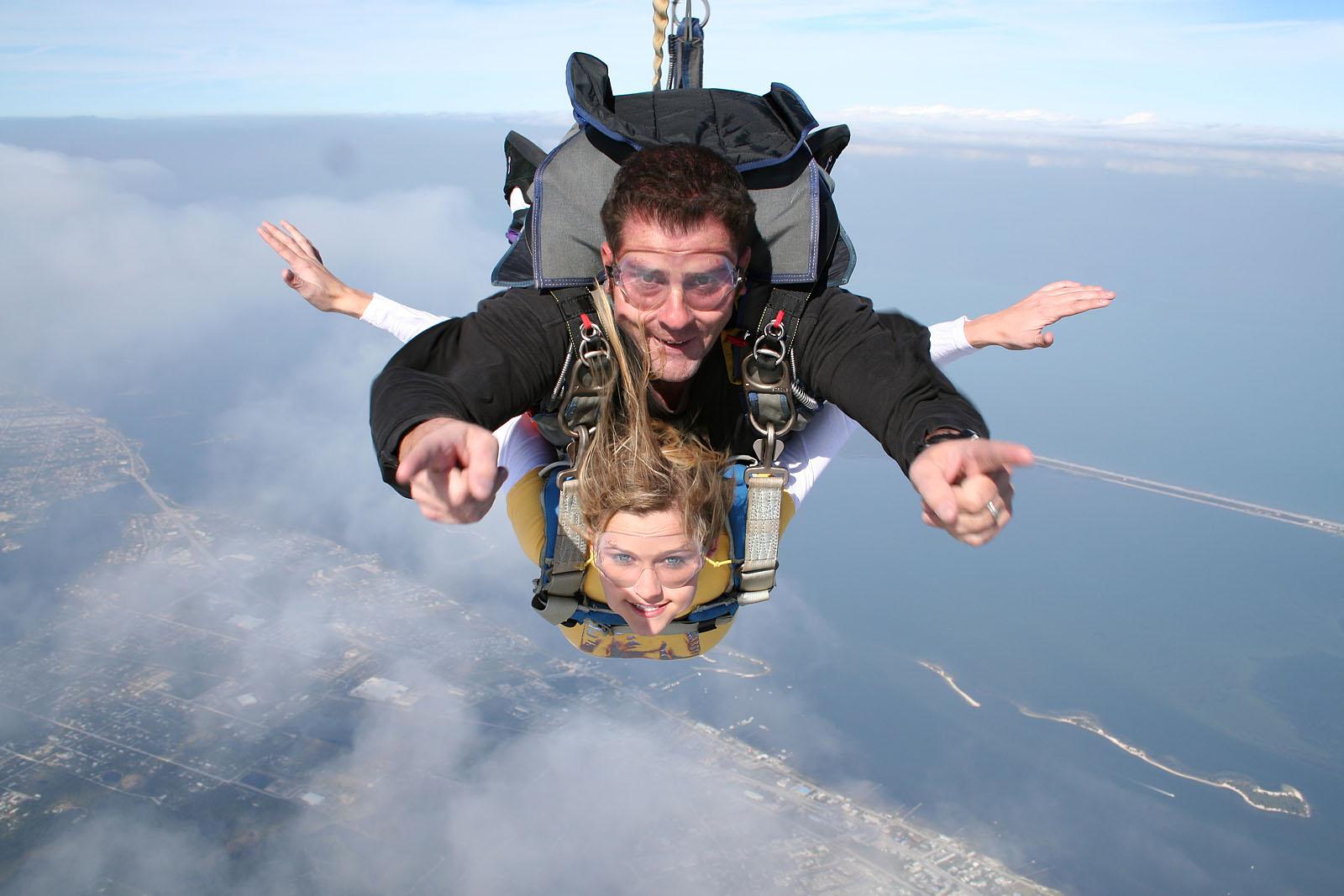 Pictures of Samantha Gauge and Brooke Skye going sky diving #53557428