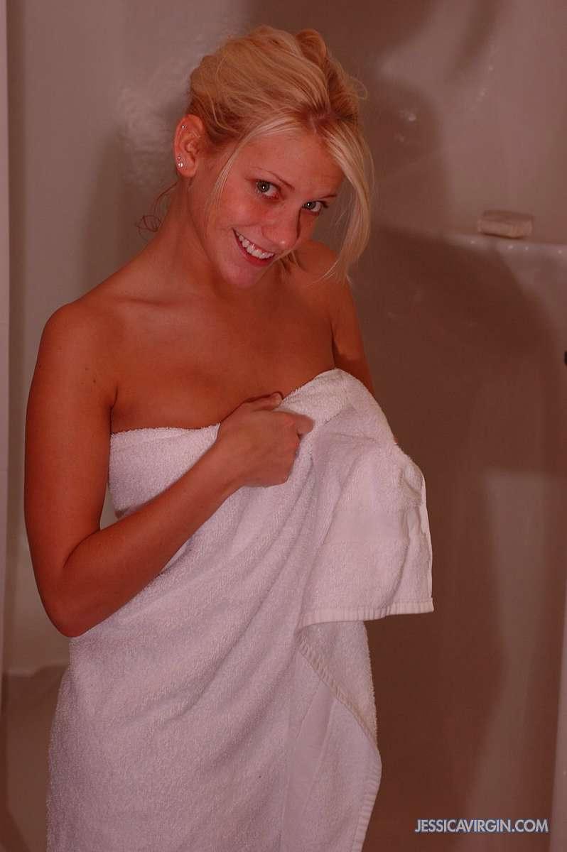 Pictures of Jessica Virgin getting all wet in the shower #55492868