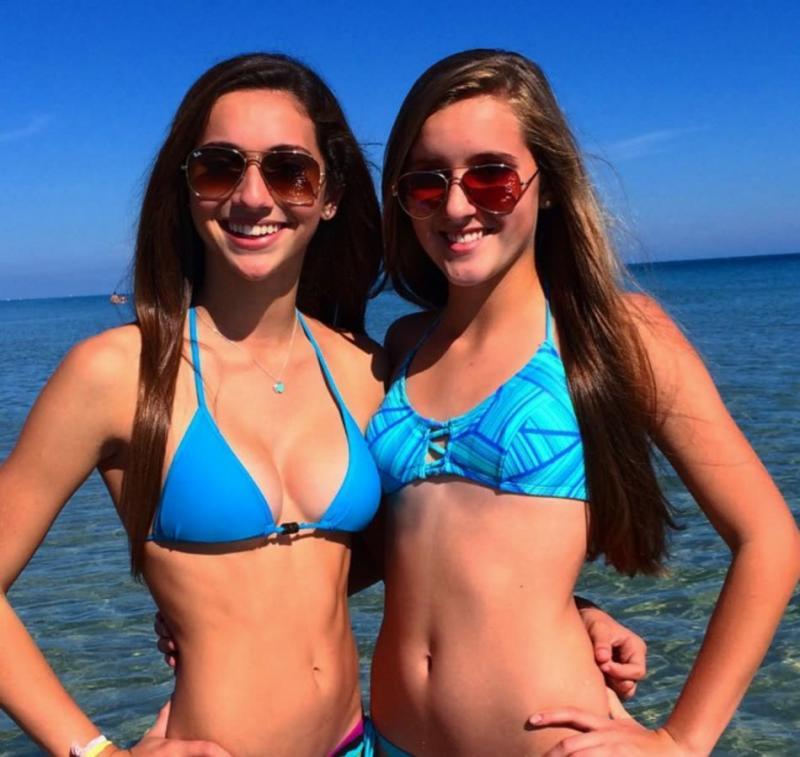 Hot girls posing for the cam while in hot and skimpy bikinis #60655880