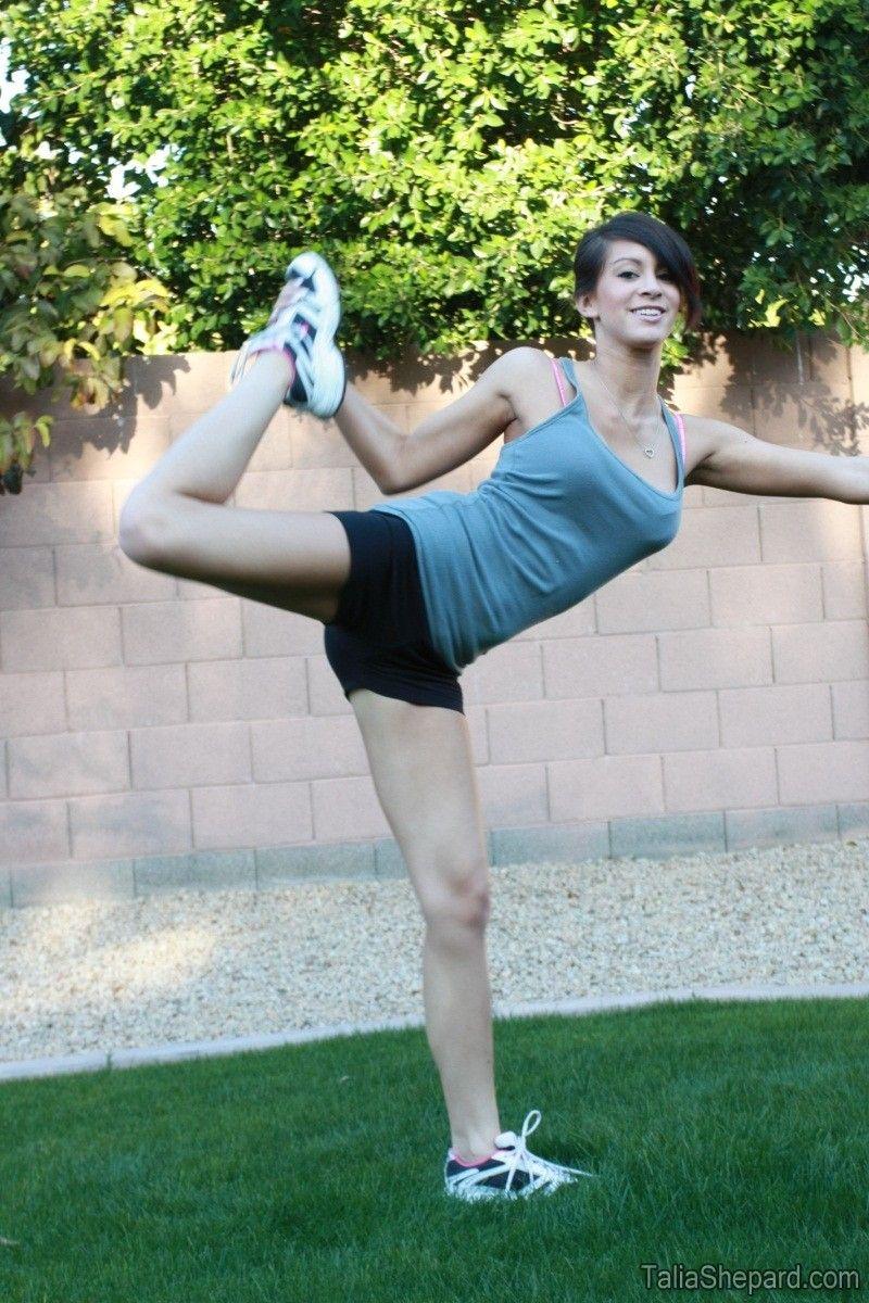 Pictures of Talia Shepard stripping in the back yard #60049151