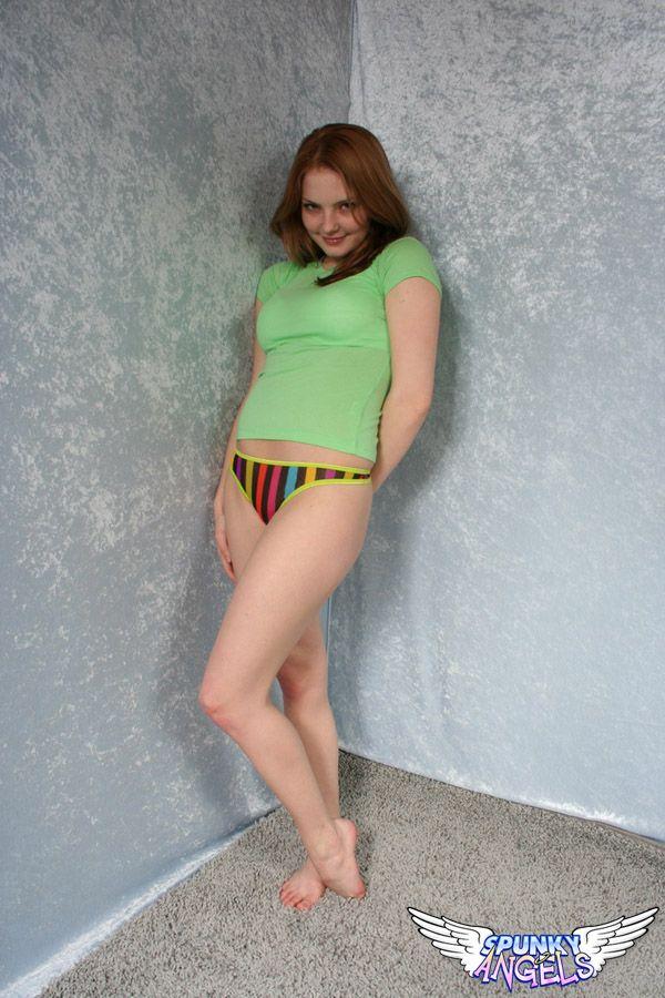Shots of Adorable Chloe teasing in her panties