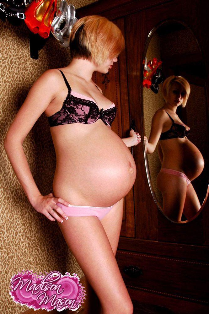 彼女の妊娠中の体を披露ティーンベイブマディソンメイソンの写真
 #59561183