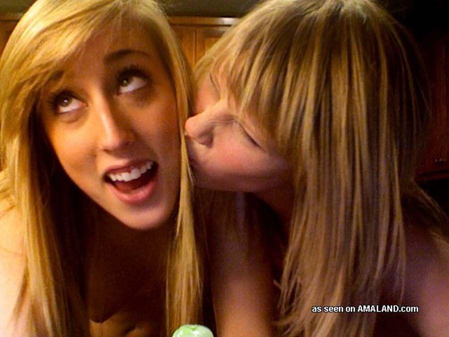 Pictures of adorable lesbian girls experimenting #60654600