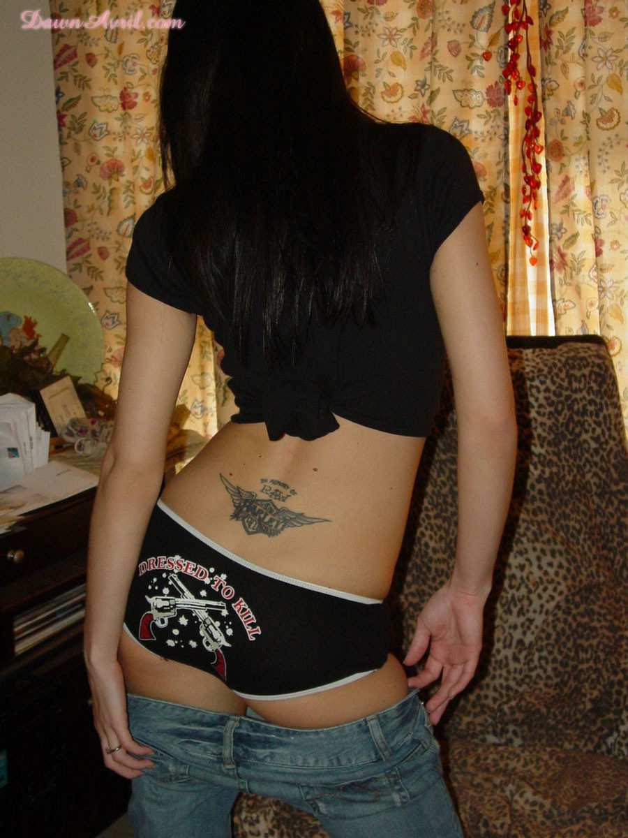 Pics of Dawn Avril teasing in a pair of jeans #53998681
