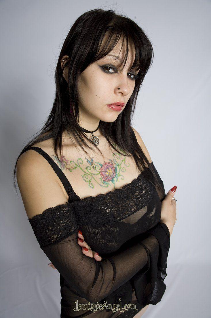 Pictures of Jennique Angel showing her hot busty goth body #55341892