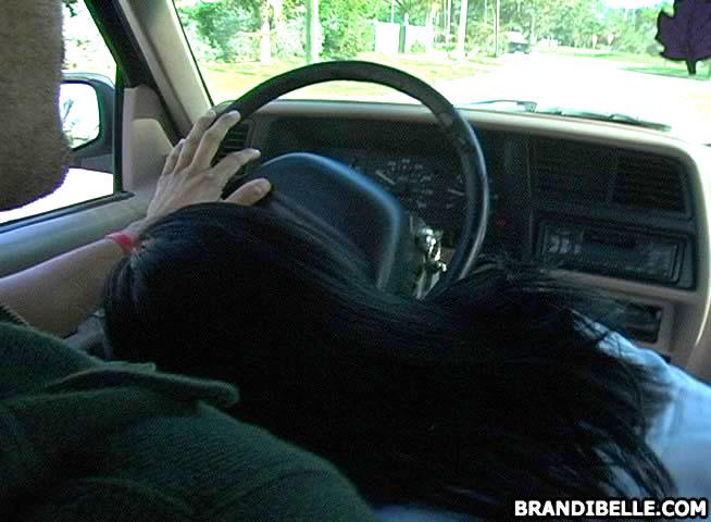 Pictures of Brandi giving her boyfriend head while he is driving #53466215