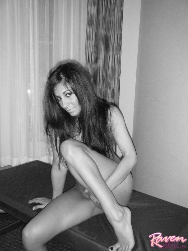 Pictures of Raven Riley naked in black and white #59855367