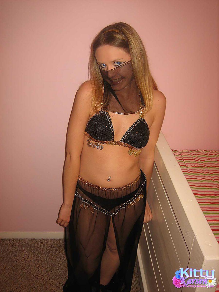 Pictures of teen slut Kitty Karsen dressed as your personal genie #58763830